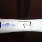 zwangerschapstest 18-12-2012 mijn man geloofde de streepjes testen niet dus nu maar een digitale gedaan.