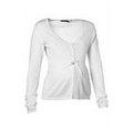 Positiekleding noppies  Cardigan Lajas Wit