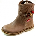 Laarzen Shoesme Laag met kraaltjes Bruin