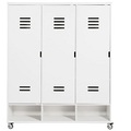 Kledingkast Bopita Locker Wit 3