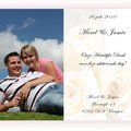 Kaartje Baby-Cards Trouwkaarten Witte rozen - G-1291