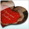Gepersonaliseerd Personalgifts.nl Foto of tekst op een hartvormige puzzel