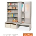 Kledingkast Stokke  Keep Grey 175x180x60
