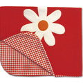 Deken Fresk Bloem Rood 120x150