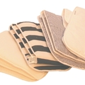 Stoelverkleiner Happy Baby  Dan High Black Stripe/Wit/Ecru