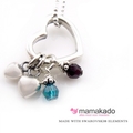 Sieraad FortuneFriends Hanger met Hart en Geboortestenen