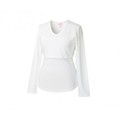 Shirt Boob Nursing v-neck Wit