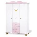 Kledingkast pinolino  Prinses Karolin Wit 198x134x58