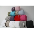 Deken koeka  Teddy Baby Blue / Stone 75x100