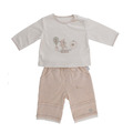 Kledingset Pretura Hug Me Bear Shirt en Broek Roze 3 maanden 6 maanden