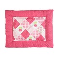 Boxkleed Jollein  Kruipdeken Flower patchwork pink 85x105