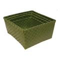 Opbergbox Handed By Open Basket L Armygreen 15x28x28