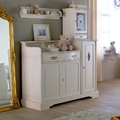 Commode Babypark Exclusief Juliana Wit patiné 113x140x60