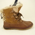 Laarzen Gigagaaf Pajar moonboot kort Cognac