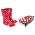 Laarzen Zebra Laarzen Rood