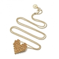 Sieraad Proud MaMa Love is in the Heart Strass Goud