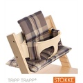 Stoelverkleiner Stokke  Tripp Trapp® kussen Ruit Blauw