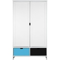 Kledingkast Bopita 2-Deurskast Mix and Match White