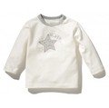 Shirt noppies  Nation Wit met grijs