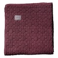 Deken koeka  Stone-wash London Bordeaux 140x200