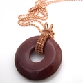 Sieraad FortuneFriends Zwangerschaps Hanger Agaat Donut