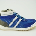 Sneaker Bisgaard Hoog veter en rits Blauw