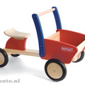 Loopwagen Woodtoys Houten bakfiets