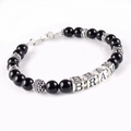 Sieraad FortuneFriends Edelsteen MoederArmband enkel Agaat Zilver