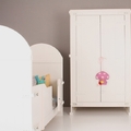 Kledingkast Happy Baby  2-deurskast Illusion White