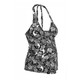 Zwangerschaps badkleding noppies  Tankini top Saint Tropez met print Zwart/Wit