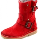 Laarzen Red Rag Rits en Gespen Rood