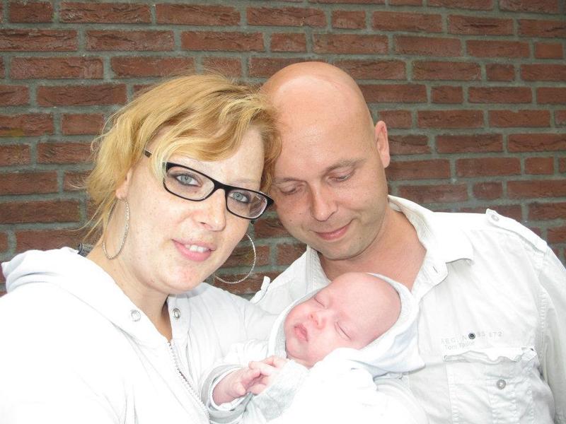  pappa en mamma met zanjay