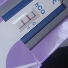 21 maart 2014 ( moeders voor moeders langs geweest ) 5 weken zwanger Miss een beetje laat maar hier een foto van mijn hcg- test.. 