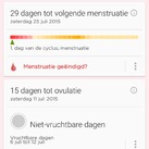  De app die ik gebruik om mijn cyclus bij te houden. :)