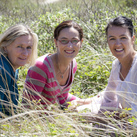 Team Duin en Dijk v.l.n.r. Marij Wijtenburg, Maaike van der Sluijs, Harriët Bootsman