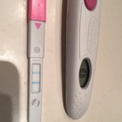 Ovulatietest 28-04 's ochtends Eindelijk! Na bijna 2 maanden testen heb ik mijn eisprong gevonden!