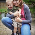  Dit ben ik met mijn eerste kindje Daan.  
