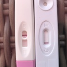 Test 12DPO Yes zondet te turen een streepje op de kruidvat!! 
Op 12 DPO...nu hoen dat hij of zij blijft plakken...stiekem angstig een beetje blij!!