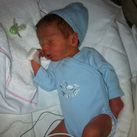  Damian is geboren met 34 weekjes