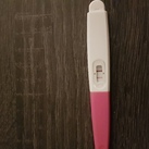  Vanavond een zwangerschap test gedaan! Wat denken jullie?? 