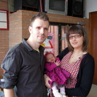 Babyborrel Mama en papa en Nyana