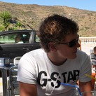 just me! dit was op vakantie in Spanje op het terras, lekker in de zon echt Dave weer haha!
